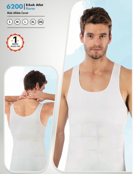 Form Time 6200 Erkek Atlet Korse Beyaz