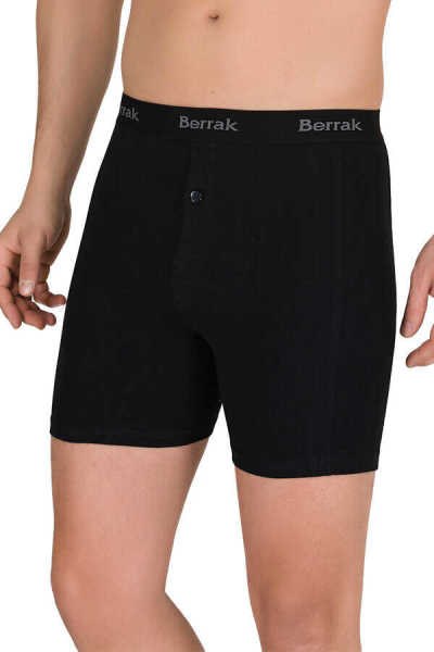 BERRAK 1059 ERKEK LYCRALI STREÇ BOXER KOYU GRİ
