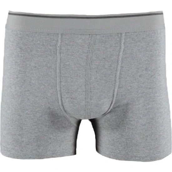 DURU 1001 ERKEK DÜZ BOXER GRİ