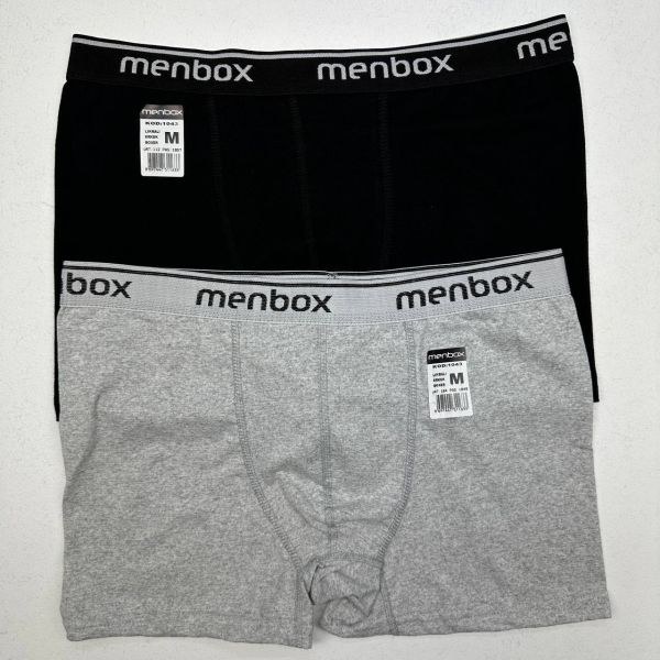 Menbox 1043 Erkek Likralı Boxer Gri