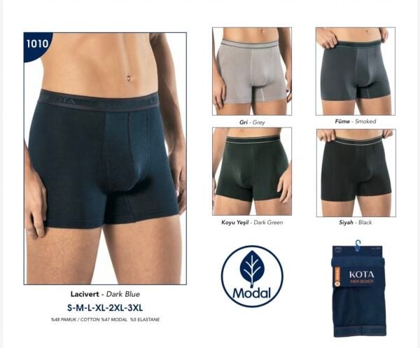 Kota 1010 Erkek Modal Boxer Yeşil