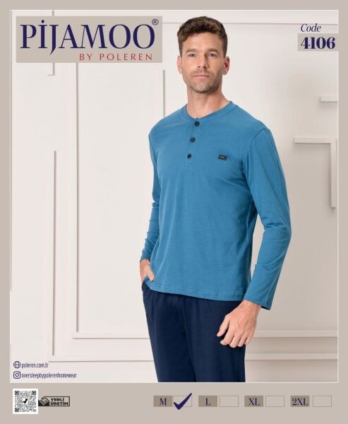 Pijamoo 4106 Erkek Pijama Takımı