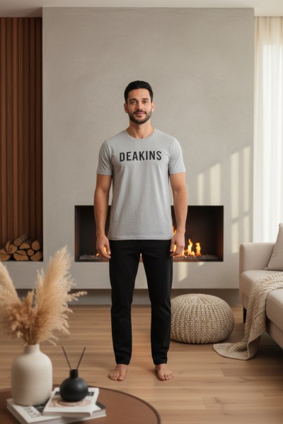 Brn 1000-2 Erkek Penye Kısa Kol Pijama Takımı
