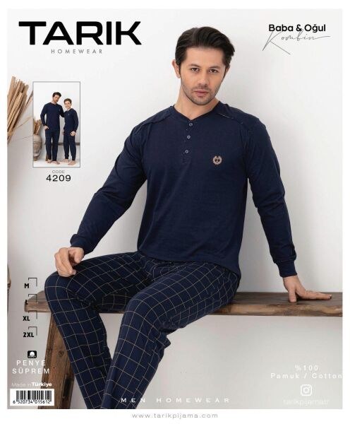 TARIK 4209 ERKEK PENYE PİJAMA TAKIMI