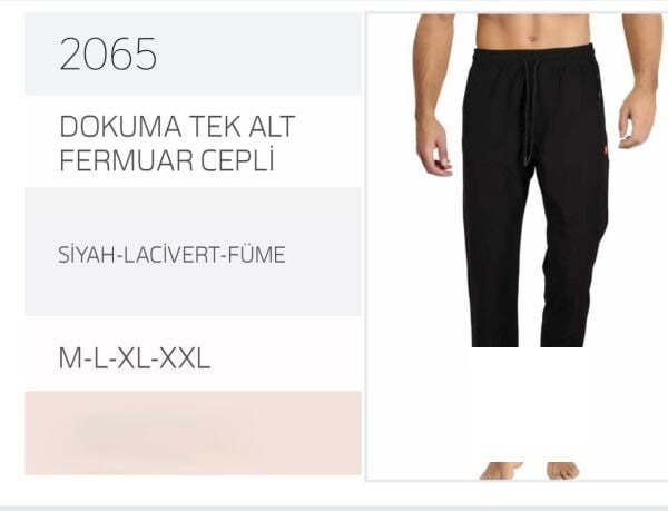 Jiber 2065 Erkek Dokuma Tek Alt Lacivert