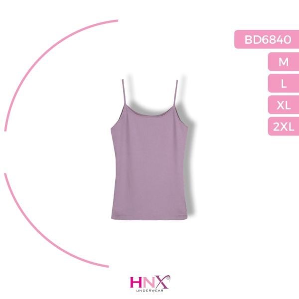 HNX BD6840 BAYAN İNCE ASKI İĞNE ÇIKARMALI ATLET LACİVERT