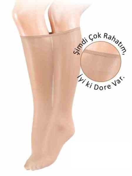 Dore 12481 Bayan 40 Slight Micro Diz Altı Çorap SİYAH-500