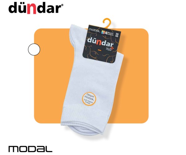 Dündar 5725 Bayan Plus Modal Çorap Siyah