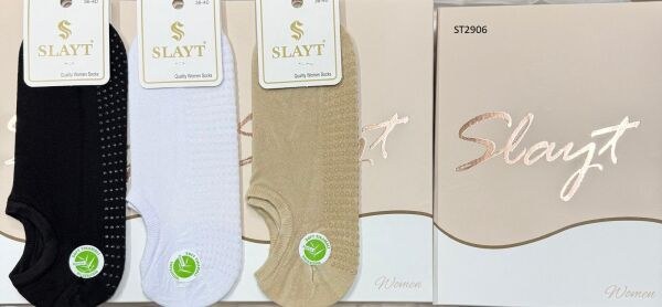 Slayt ST2906 Bayan Kaydırmaz Sneaker Siyah