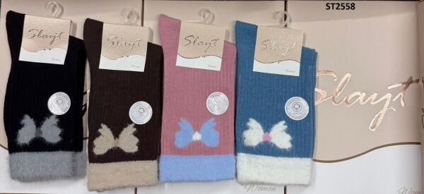 Slayt ST2558 Bayan Yumos Fiyonk Soket Asorti