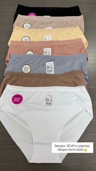 Dezalux 3049 Bayan Lazer Kesim Bikini Xl Siyah