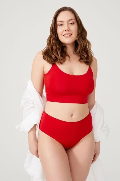 Cottonhill 4560 Bayan Lazer Kesim Külot 2XL Kahve