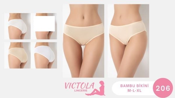 VİCTOLA 206 BAYAN BAMBU BİKİNİ KIRMIZI