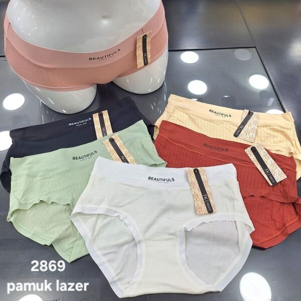Fk 2869 Lazer Bikini Pembe