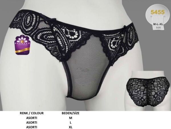 Papatya 5455 Bayan Bantlı Bikini Asorti