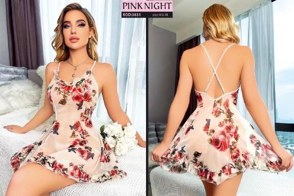 Pinknight 3631 Fantazi Elbise M-L-Xl
