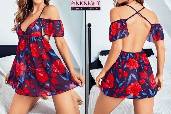 Pinknight 3633 Fantazi Elbise M-L-Xl