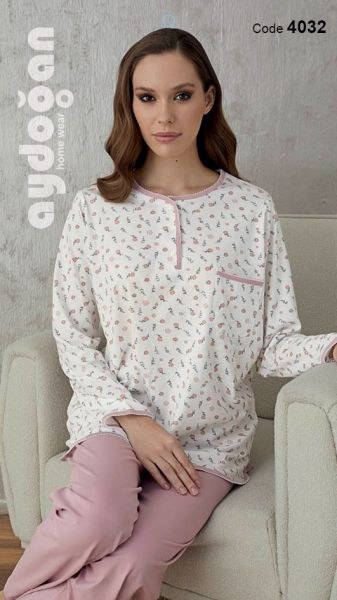 Aydoğan 4032 Bayan Empirme Pijama Takım 6-7 No