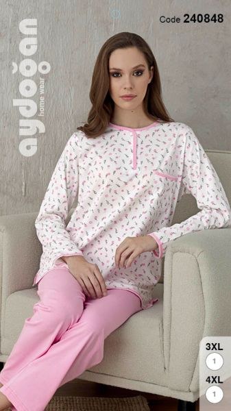 Aydoğan 240848 Bayan Empirme Pijama Takım 6-7 No