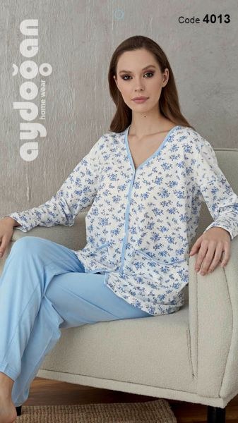 Aydoğan 4013 Bayan Empirme Boy Düğ.Pijama Takım