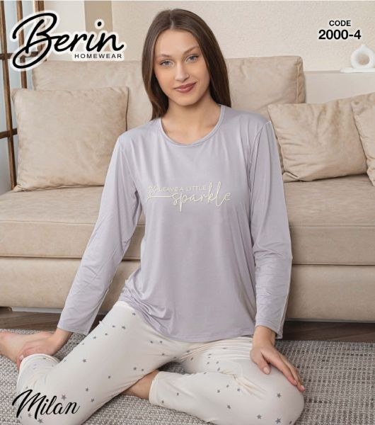 Berin 2000-4 Milan Pijama Takım