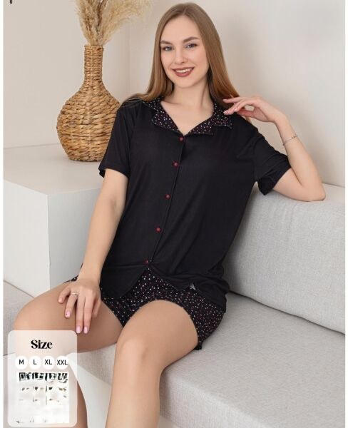 Charme P8 Milan Gömlek K.Kol Şort Takım