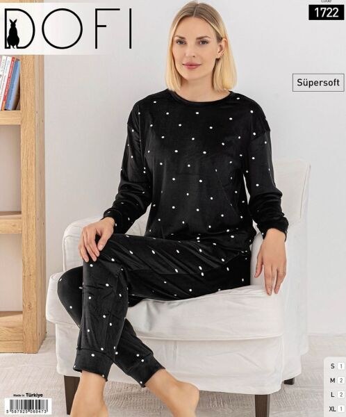 Dofi 1722 Bayan Süpersoft Pijama Takımı