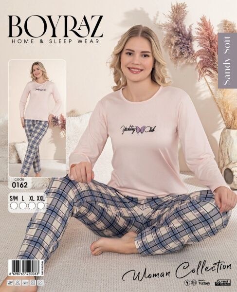 Boyraz 0162 Bayan Sendy Softpijama Takımı