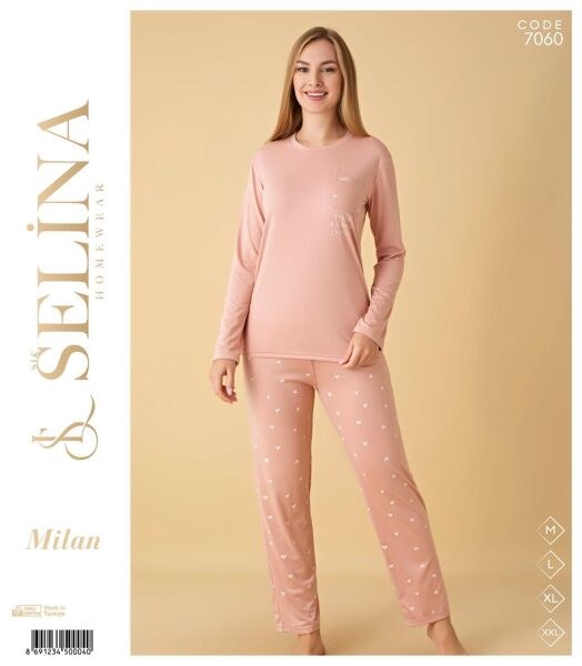 Selina 7060 Milan Pijama Takım