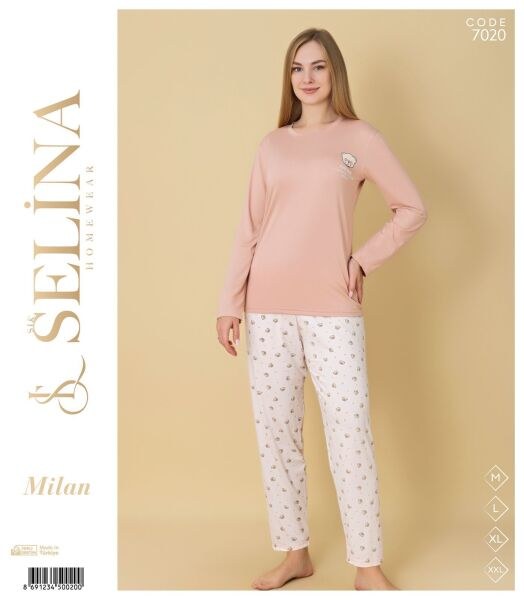 Selina 7020 Milan Pijama Takım