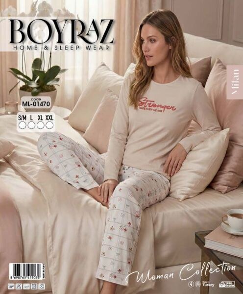 Boyraz 01470 Milan Pijama Takım
