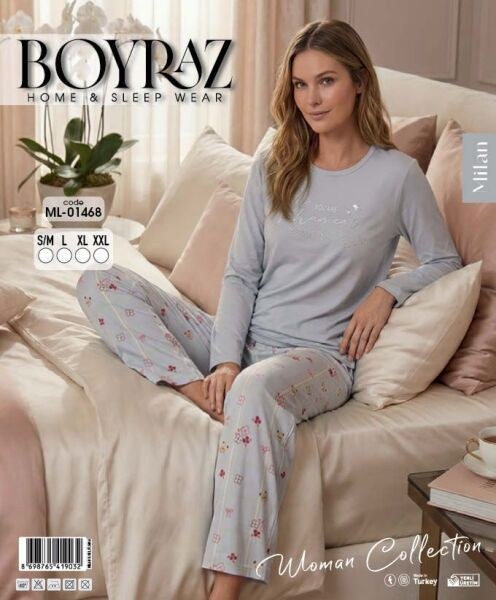 Boyraz 01468 Milan Pijama Takım