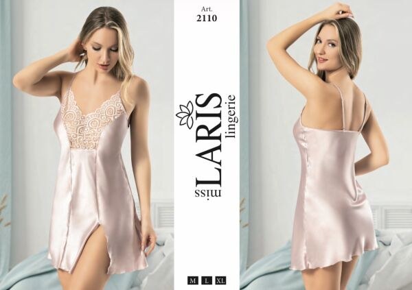 MİSS LARİS 2110 SATEN KISA GECELİK