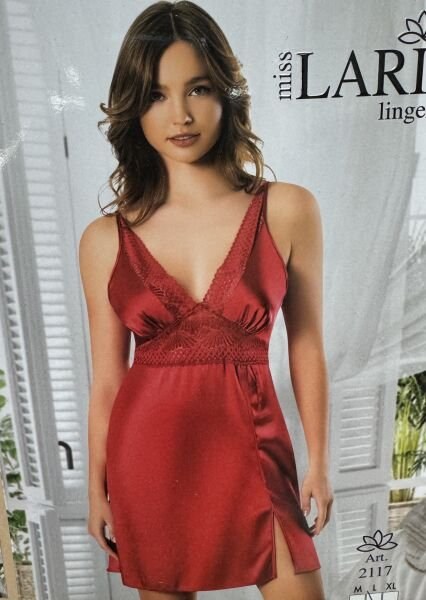 Miss Laris 2117 Saten Kısa Gecelik