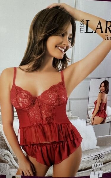 Miss Laris 3109 Saten Şort Takım