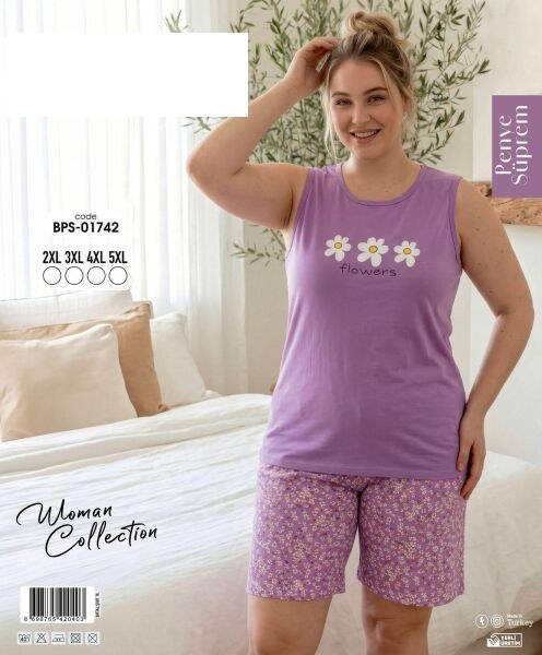 Boyraz 01742 S.Penye Battal Atlet Şortlu Takım