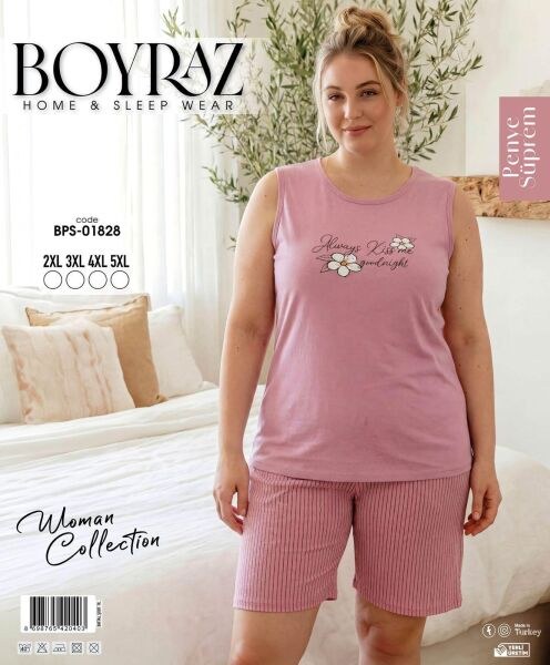 Boyraz 01828 S.Penye Battal Atlet Şortlu Takım