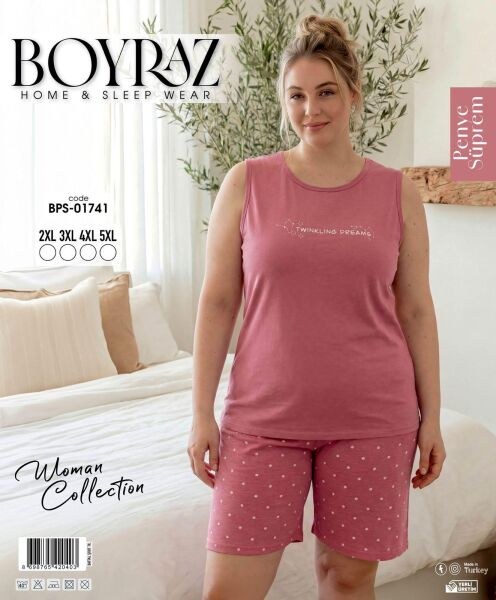 Boyraz 01741 S.Penye Battal Atlet Şortlu Takım