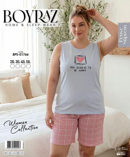 Boyraz 01764 S.Penye Battal Atlet Şortlu Takım
