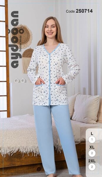 Aydoğan 250714 Bayan Empirme Boy Düğ.Pijama Takım