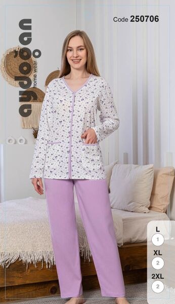 Aydoğan 250706 Bayan Empirme Boy Düğ.Pijama Takım