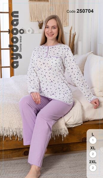 Aydoğan 250704 Bayan Empirme 3 Düğ.Pijama Takım