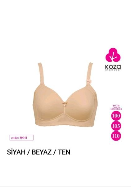 KOZA 80041 BALENSİZ ÜÇGEN MİMİMİZER BATTAL SÜTYEN BEYAZ