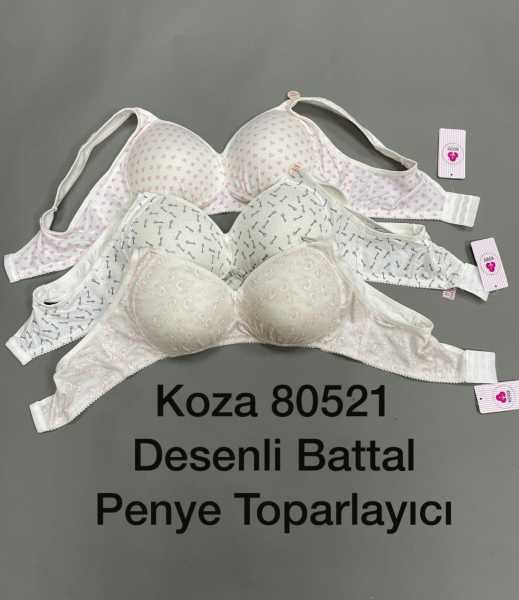 Koza 80521 Battal Toparlayıcı Sütyen Beyaz
