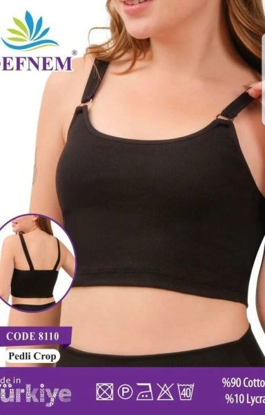 DEFNEM 8110 PEDLİ CROP SÜTYEN BEYAZ