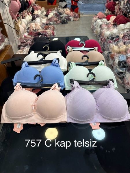 INFAITH 757 DESTEKSİZ SÜTYEN BORDO