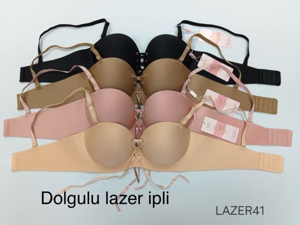 Umt L-41 Lazer Dolu Sütyen Ten