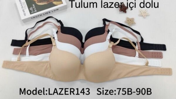 Umt L-143 Lazer Dolu Sütyen Ten