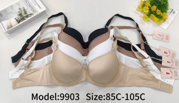 Best Bra 9903-C Lazer Desteksiz Sütyen Siyah