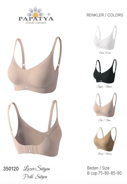 Papatya 350120 Lazer Pedli Sütyen Bronz Ten